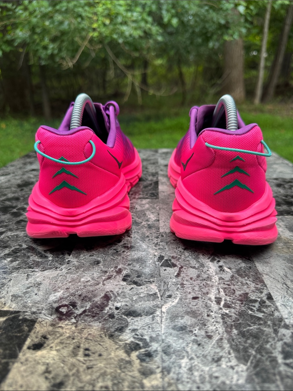 HOKA One One Rincon 3 Running Shoes Beautyberry Knockout Pink Women 9B Sneakers - Picture 15 of 15
